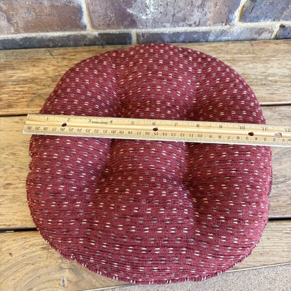 Klear Vu Raindrops The Gripper Non-Slip Tufted Cushion Round Barstool Cover - Picture 7 of 8